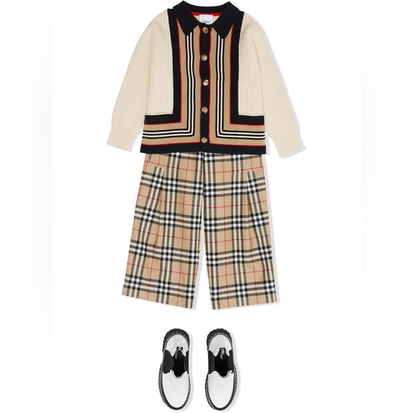 Burberry Vintage Check Wool Sailor Trousers - Picture 1 of 7